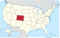 Colorado state map